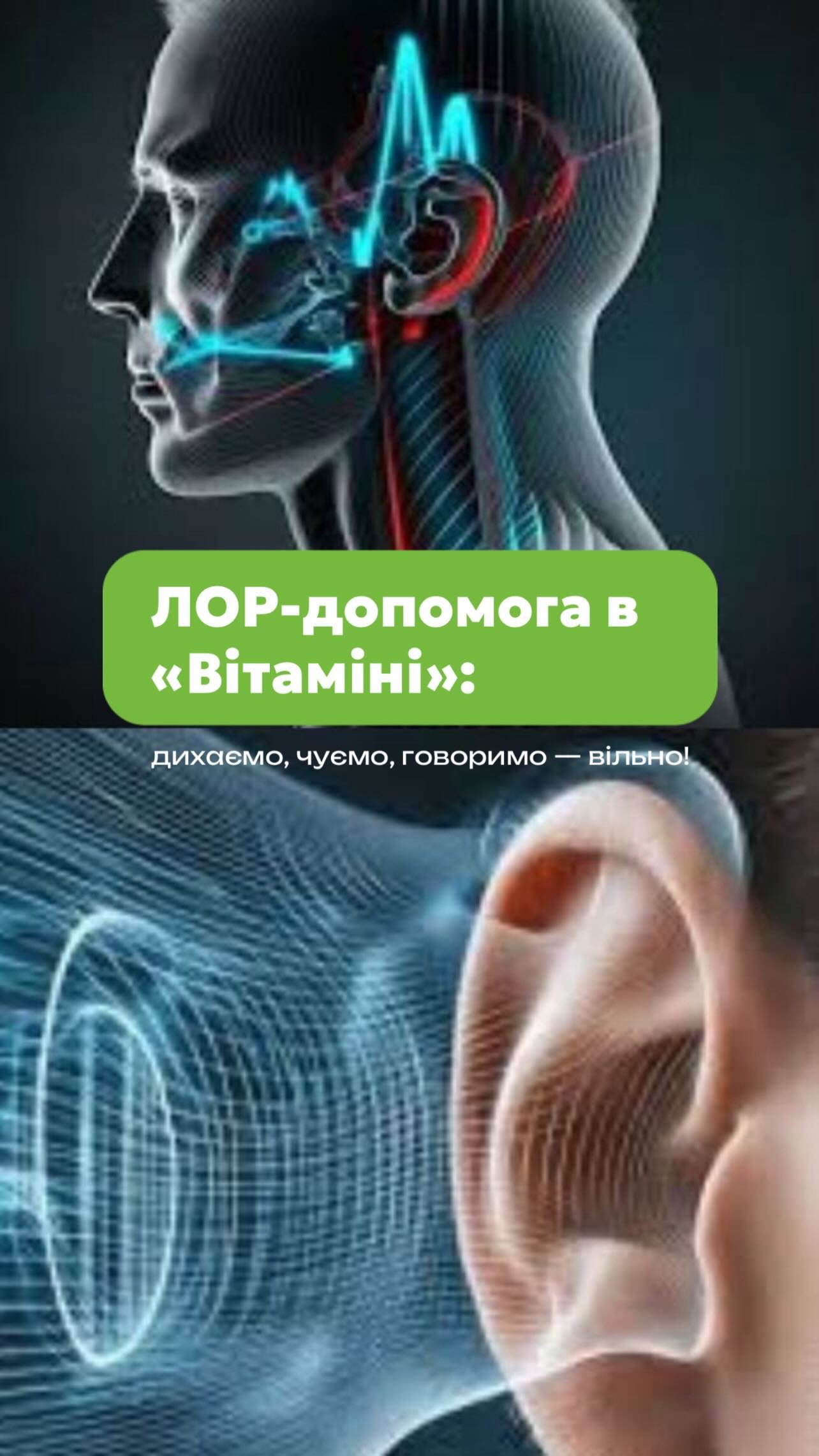 Нежить, біль у горлі, втрата голосу, шум у вухах, хропіння?Це все — до ЛОРа. І не варто чекати, поки «саме пройде». - Медичний центр Вітамін